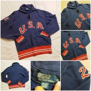 Ralph Lauren POLO USA Letterman Sweatshirt